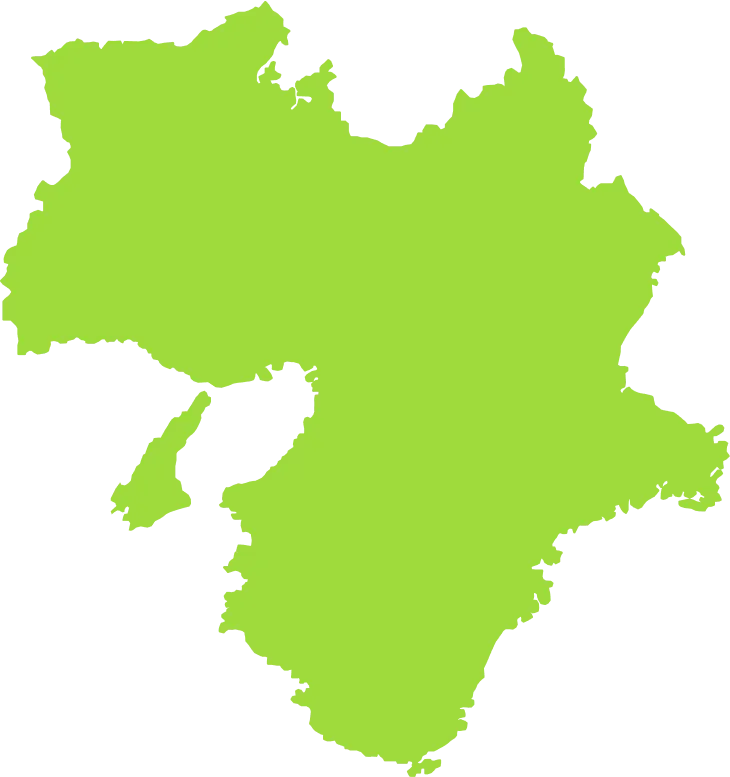 近畿の地図