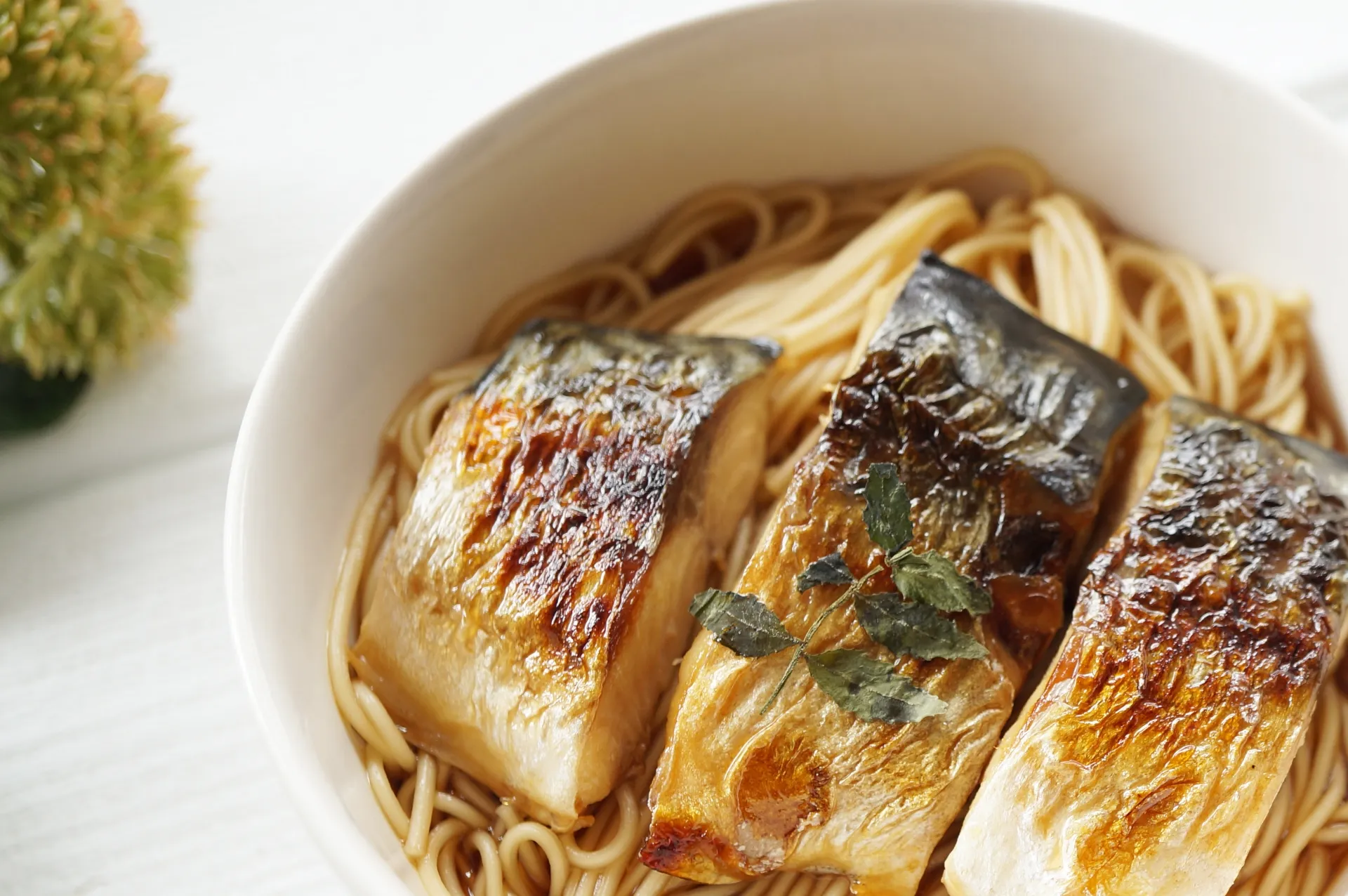 焼き鯖そうめん